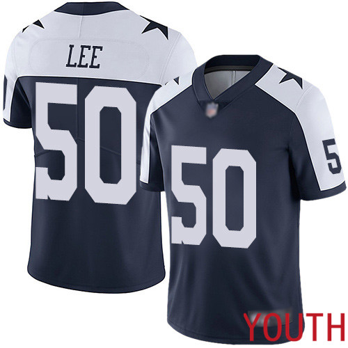 Youth Dallas Cowboys Limited Navy Blue Sean Lee Alternate #50 Vapor Untouchable Throwback NFL Jersey->dallas cowboys->NFL Jersey